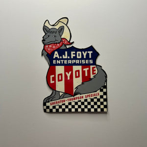 Original A.J. Foyt Enterprises Coyote Laminated Print