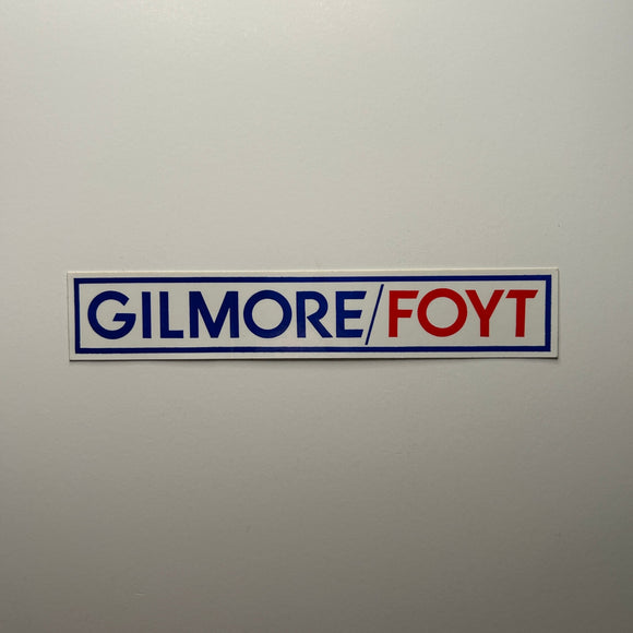 Original Gilmore A.J. Foyt Decal