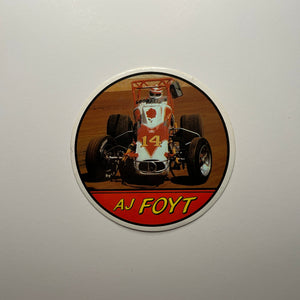 Original A.J. Foyt Decal