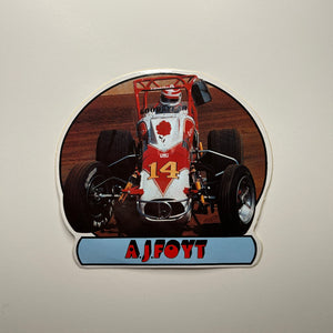 Original A.J. Foyt Decal