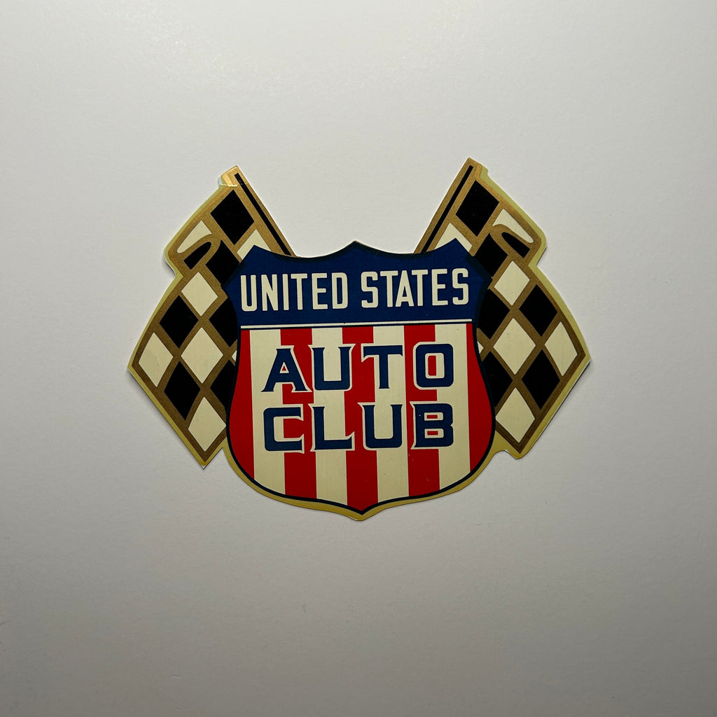 Original USAC United States Auto Club Waterslide Decal