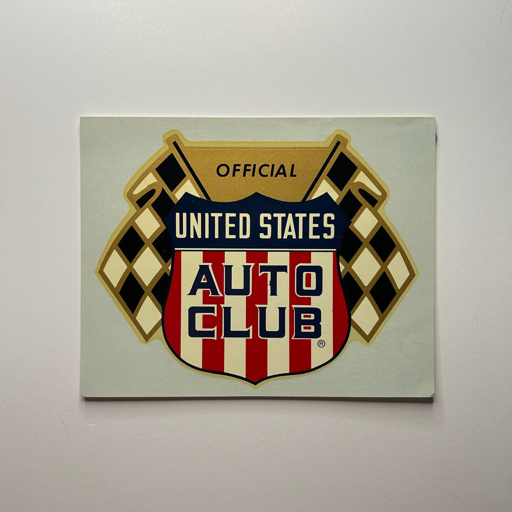 Original USAC United States Auto Club Official Waterslide Decal