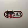 Original USAC United States Auto Club 1974 Registered Car Decal