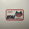 Original USAC United States Auto Club 1987 Registered Car Decal