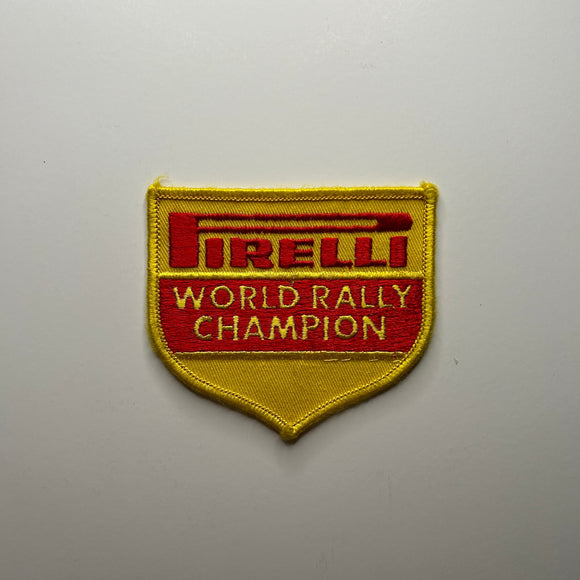 Original Pirelli World Rally Champion Patch