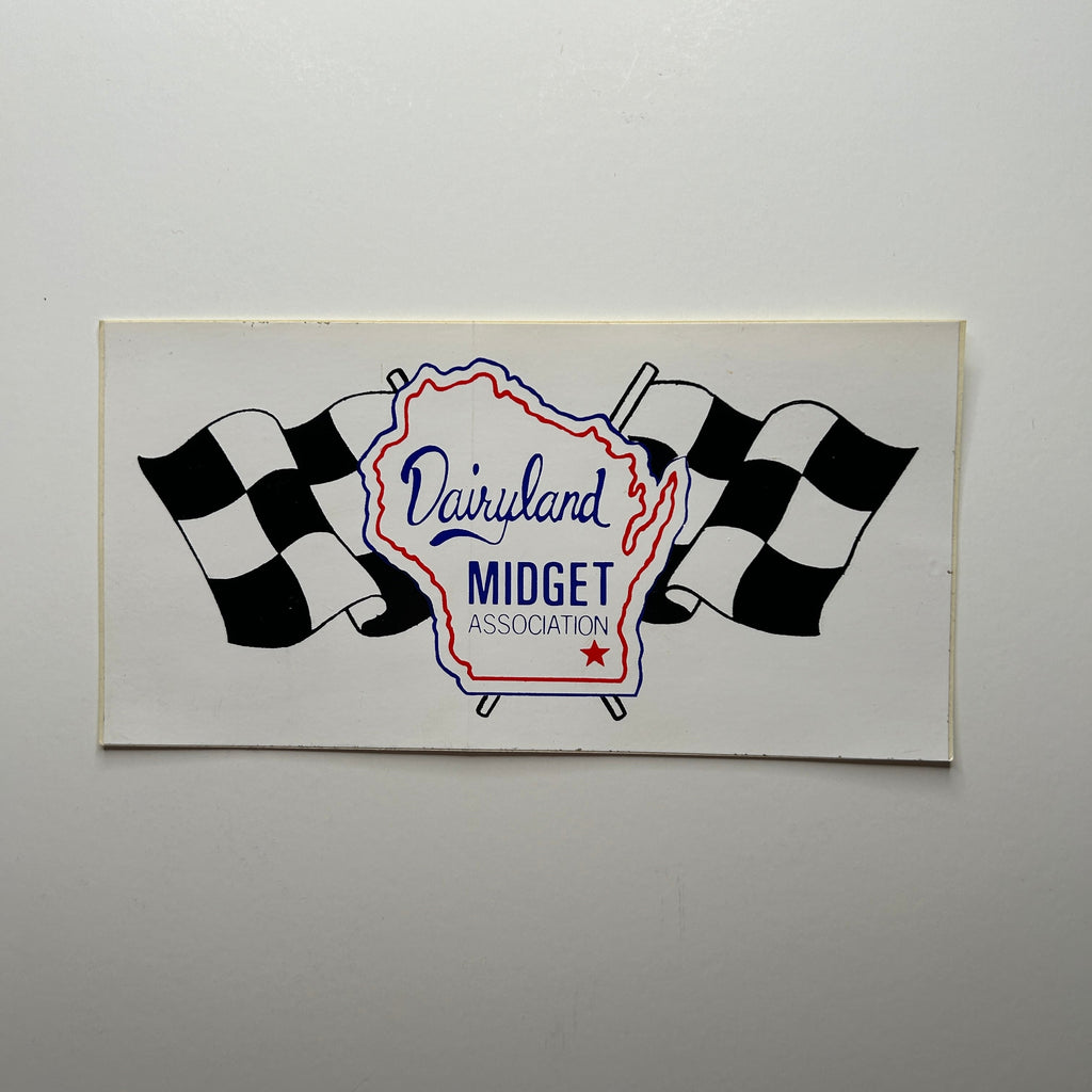 Original Dairyland Midget Association Decal