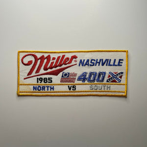 Original Miller 400 Nashville 1985 North vs South Patch