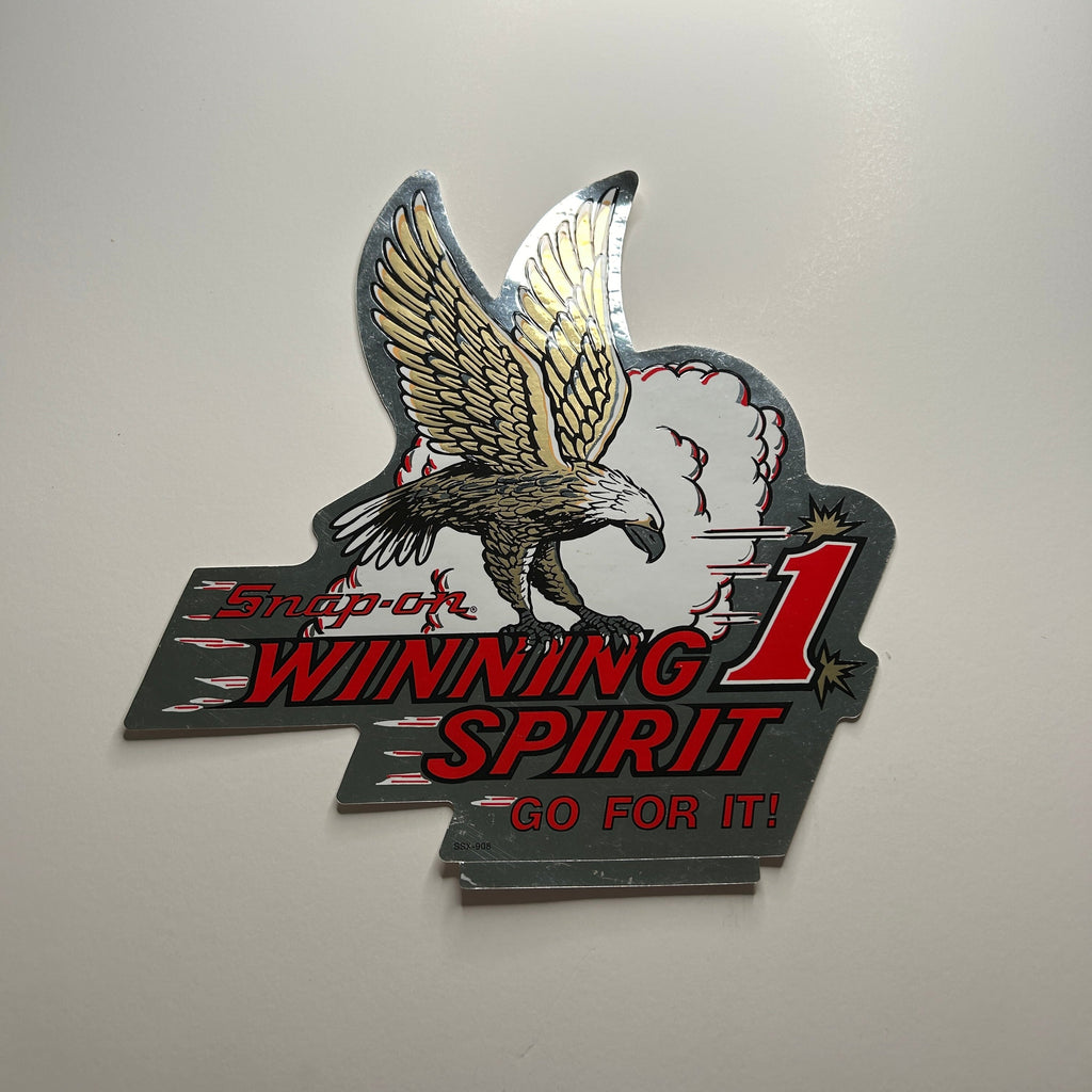 Original Snap On 1 Winning Spirit Go For It Decal