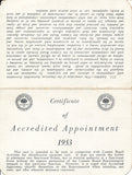 1953 AAA American Automobile Association Press John R. Hyland Credential