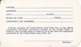 1961 United States Auto Club USAC Offenhauser 110 Car Owner Credential