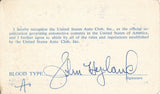 1958 United States Auto Club USAC Photographer John Hyland Credential