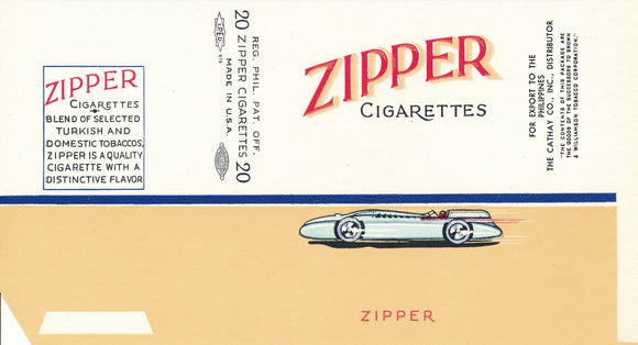 Zipper Cigarettes Ad