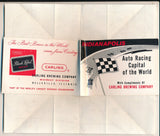 Foldable Indianapolis Map Carling Brewing Ad