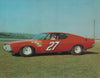 1968 A.J. Foyt Oversized Postcard Ford Torino