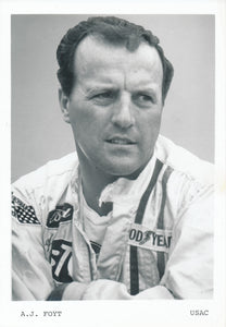 USAC United States Auto Club A.J. Foyt Promo Photograph