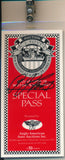 1992 A.J. Foyt Auction Special Pass Credential signed by A.J. Foyt