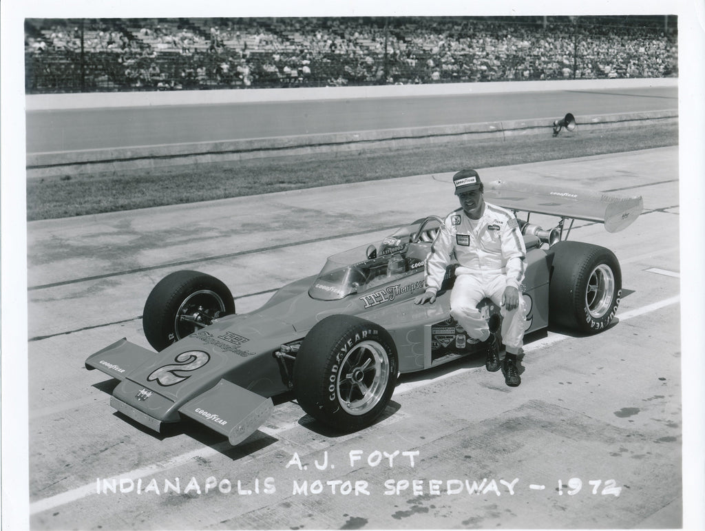 1972 Indianapolis 500 A.J. Foyt Photograph