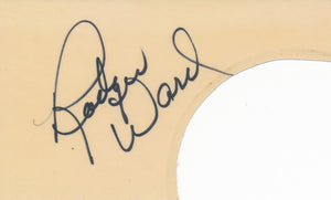 Rodger Ward Cut Signature Card
