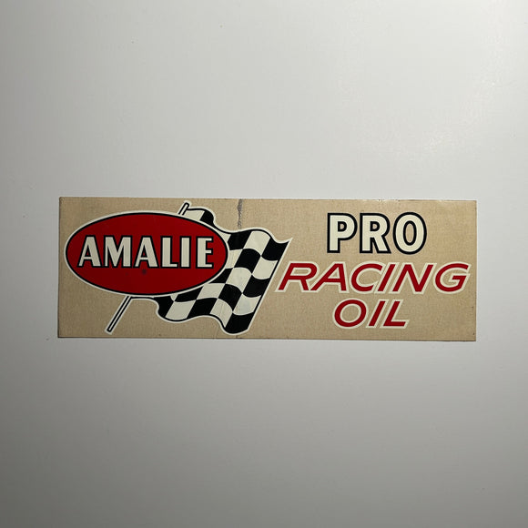 Original Amalie Pro Racing Oil Decal