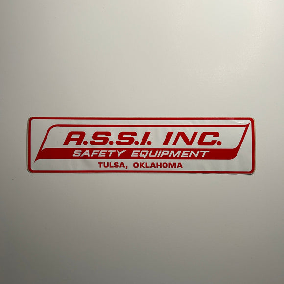 Original R.S.S.I. Inc. Safety Equipment Decal