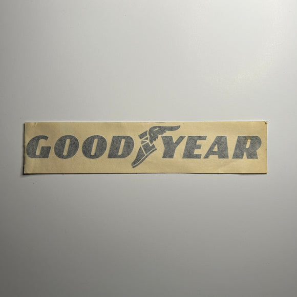 Original Black Goodyear Decal