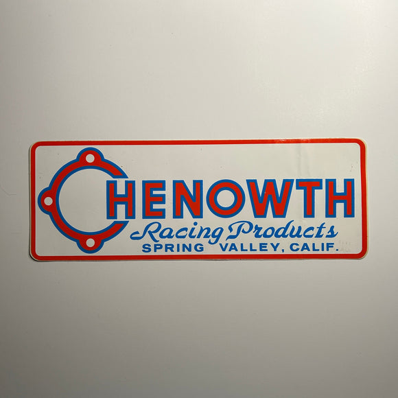 Original Henowth Racing Products Decal