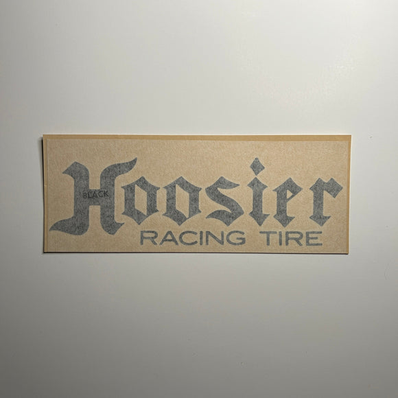 Original Black Hoosier Racing Tire Decal