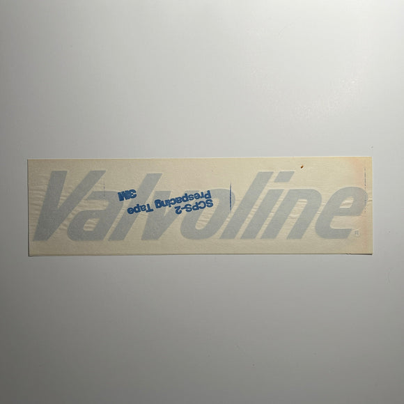 Original Black Valvoline Decal