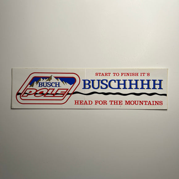 Original Busch Pole Decal