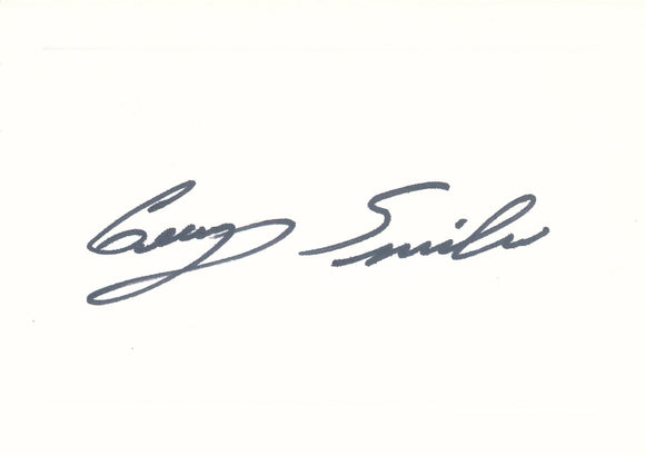 Geroge Snider Cut Signature Card