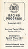 1980 Gabriel 400 Michigan International Speedway 50-50 Drawing Ticket