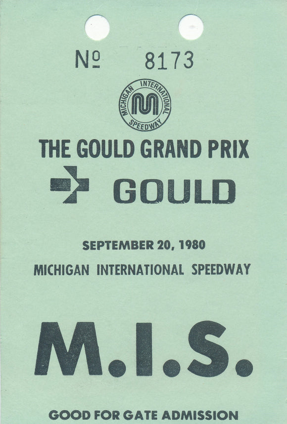 1980 The Gould Grand Prix at Michigan International Speedway Pass