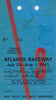 1965 Atlanta Raceway Technical Inspection Station Pass John Hyland Credential