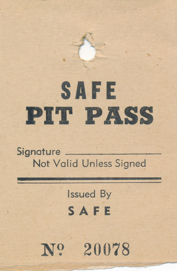 Pit Pass Example Safe Pit Pass – Radius Nation