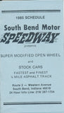 1985 South Bend Motor Speedway Schedule and Average Speed