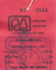 1980 June Sprints Road America Paddock Privilege Credential