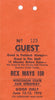 1976 Rex Mays 150 Wisconsin State Fair Speedway Pit & Paddock Guest Credential