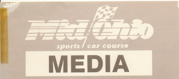 Mid Ohio Sports Car Course Media Credential