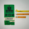 1982 Detroit Grand Prix Circuit Credential and Wristbands. Formula One at Detroit Street Course, John Watson winner.