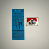 1971 California 500 Ontario Motor Speedway Credential & Marlboro Championship Trail Button