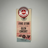 1974 Watkins Glen Grand Prix Five Star Credential & Button