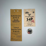 1970 Yankee 400 Michigan International Speedway Credential, Garage Pass & Champion Button