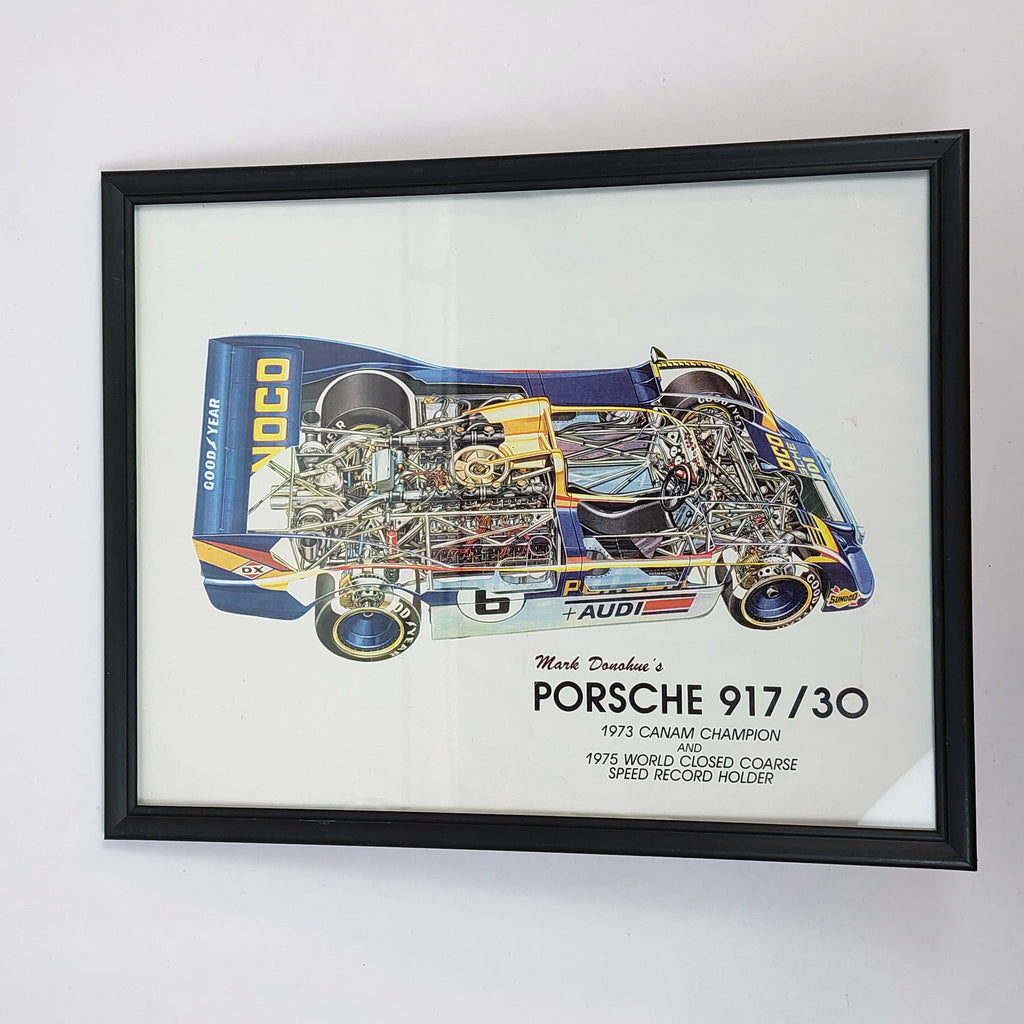 Mark Donohue's Porsche 917/30 Cut-away Illustration