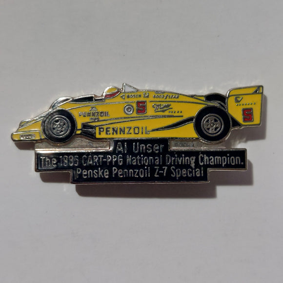 1985 Al Unser CART Champion Lapel Pin