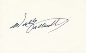 Wally Dallenbach Cut Signature Card