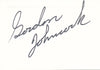 Gordon Johncock Cut Signature Card