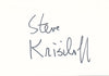 Steve Krisiloff Cut Signature Card