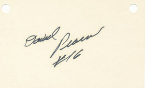 David Pearson Cut Signature Card