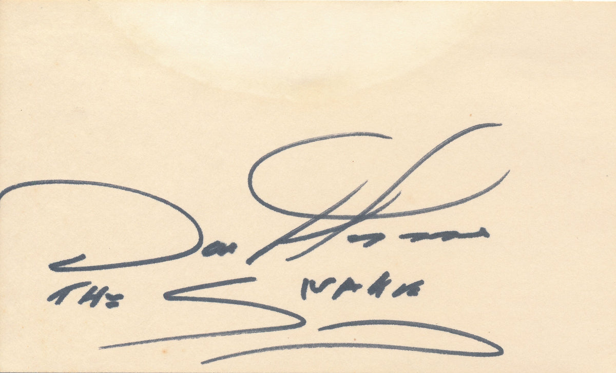 Don Prudhomme "The Snake" Cut Signature Card Radius Nation