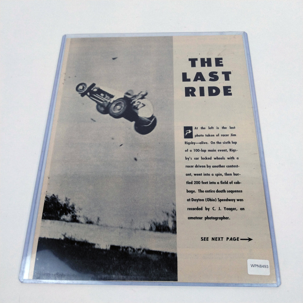 Jim Rigsby - The Last Ride Magazine Article